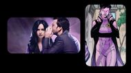 Jessica Jones and Kilgrave (on the left) & Kara Kilgrave - comics (on the right) : Images via: Disney+/Marel